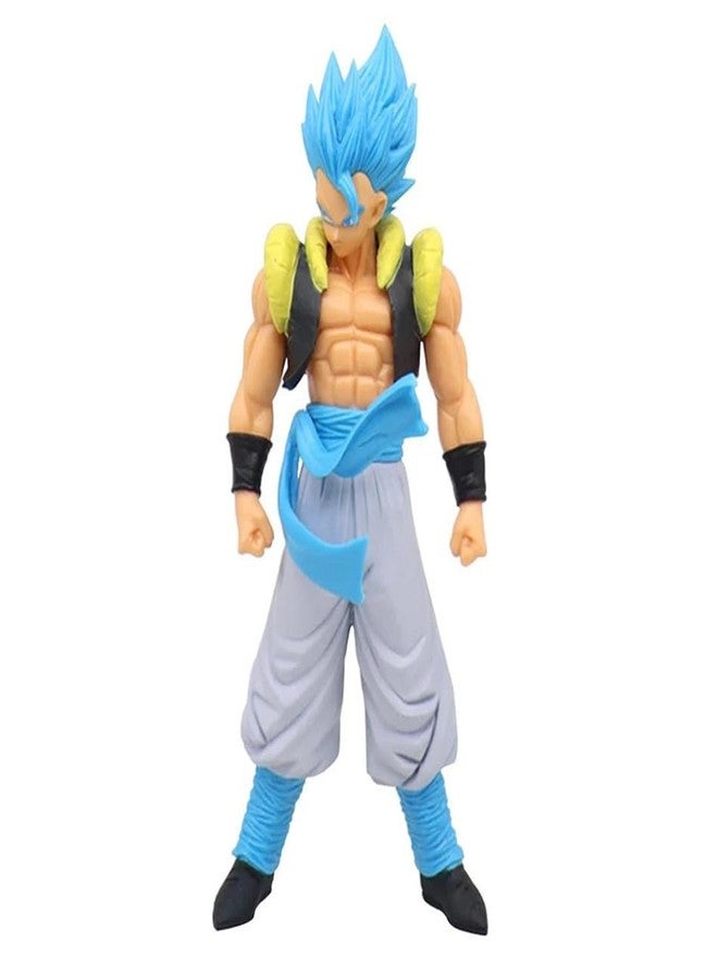 FowWelt Gogeta Blue Action Figure 17cm Dragon Ball Anime Collectible PVC Model with Stand, Multicolor Decorative Figurine for Home Decor Office Desk Gift for Fans Adults Anime Fans (Gogeta 16Cm) - Image 1