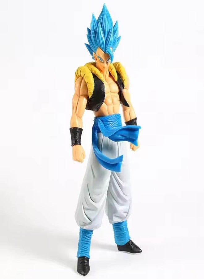 FowWelt Gogeta Blue Action Figure 17cm Dragon Ball Anime Collectible PVC Model with Stand, Multicolor Decorative Figurine for Home Decor Office Desk Gift for Fans Adults Anime Fans (Gogeta 16Cm) - Image 4