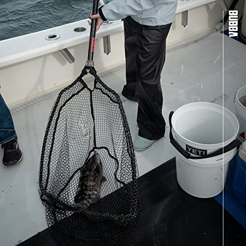BUBBA Large 24 Inch Carbon Fiber Fishing Net - Durable, Corrosion Resistant, Non-Slip Grip Lightweight - 6 ft Tall, 75lb Limit - Image 2