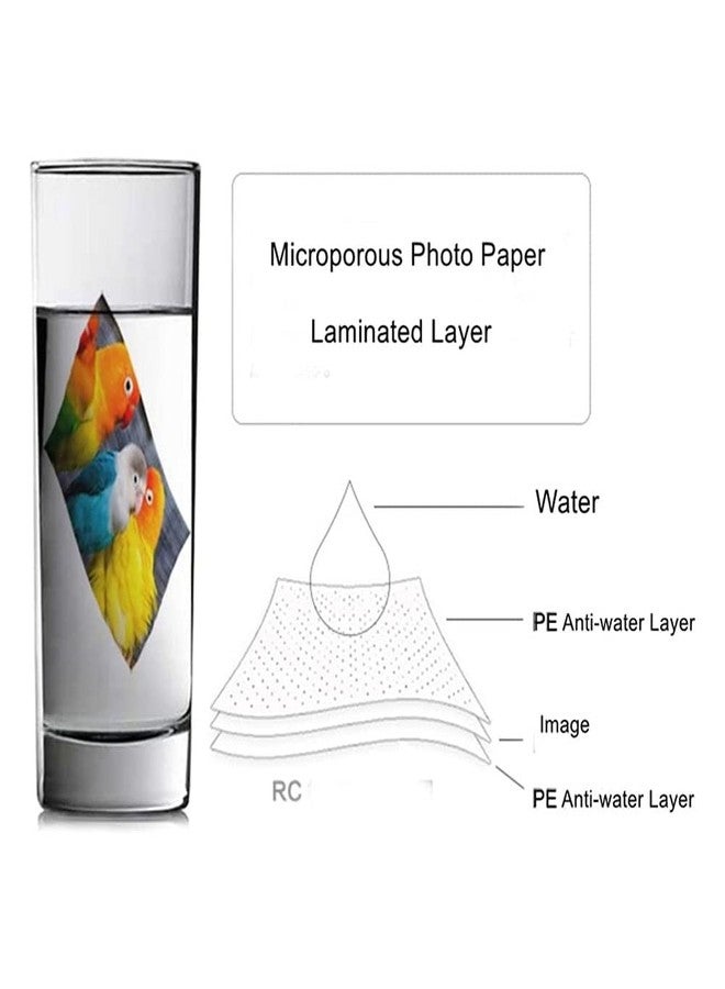 VITSA Ultra Premium Photo Paper ? 270 gsm Resin Coated ? RC High Glossy Photographic Paper 4x6 size - 100% Waterproof with laminated layer (4 X 6 SIZE (102 x 152 mm), PACK OF 100 SHEETS) - Image 3