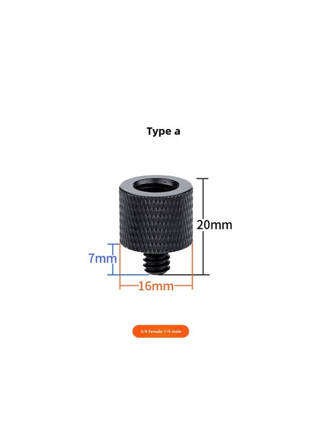 Tripod Interturn 1/4 3/8 Turn 1/4 Camera Screw Fill Light PTZ Transfer Live Broadcast Bracket Base-Color:3/8 Female To 1/4  - Image 1