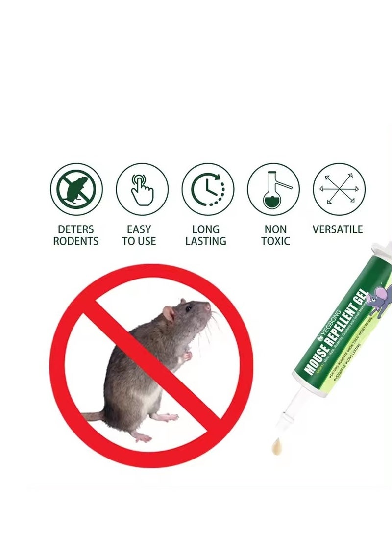 YEGBONG Mouse Repellent Gel Car Engine One Pot End Mouse Indoor Household Steam Mouse Nemesis Repellent - Image 3