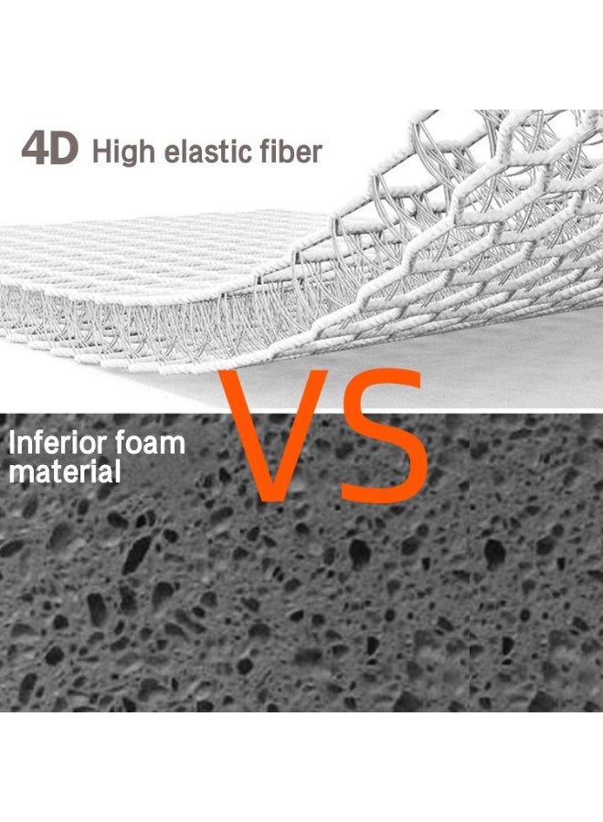 Excefore Bath Pillows, 4D SPA Air Mesh Bathtub Pillows for Tub, Shower Head Neck Shoulder and Back Support Ergonomic Pillows with 6 Non-Slip Strong Suction Cups for Breathable Comfort - Image 3