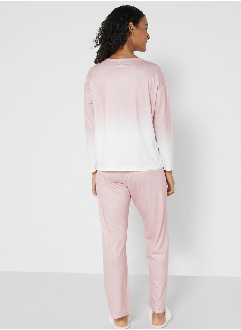 Ginger - Ombre Pyjama Pant Set - Image 1