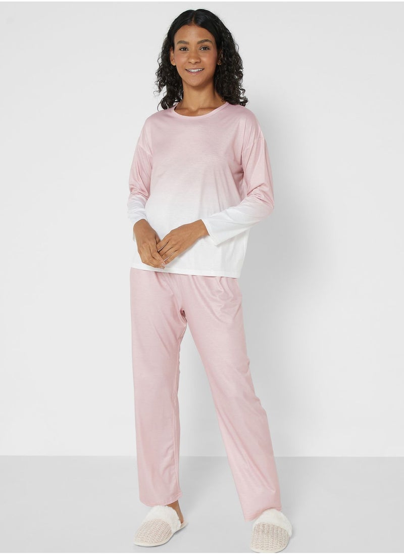 Ginger - Ombre Pyjama Pant Set - Image 1