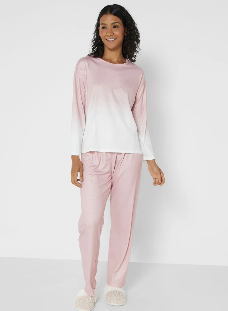 Ginger Ombre Pyjama Pant Set