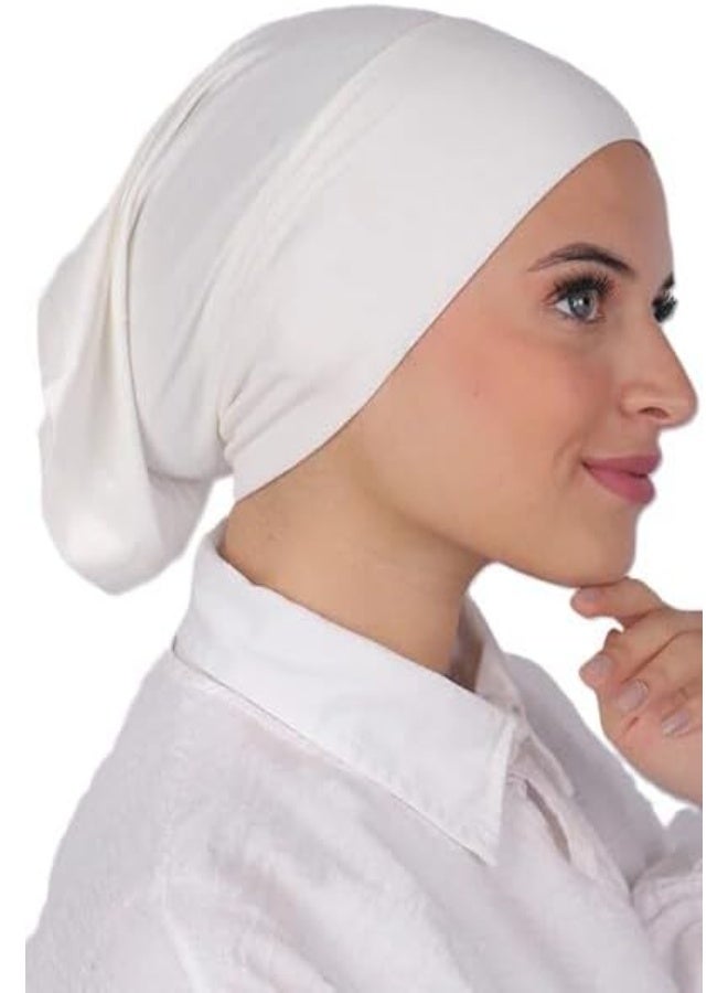 Syrian Open-Style Hijab Cap – Soft & Practical with a Touch of Elegance | Perfect Base Under Any Hijab - Image 2