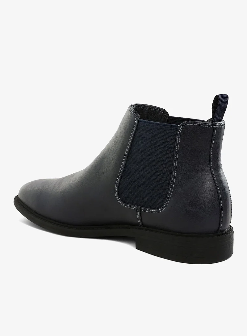 London Rag SH4372_NAVY London Rag Men's Faux Leather Chelsea Boots in Navy for Men | Best Price UAE