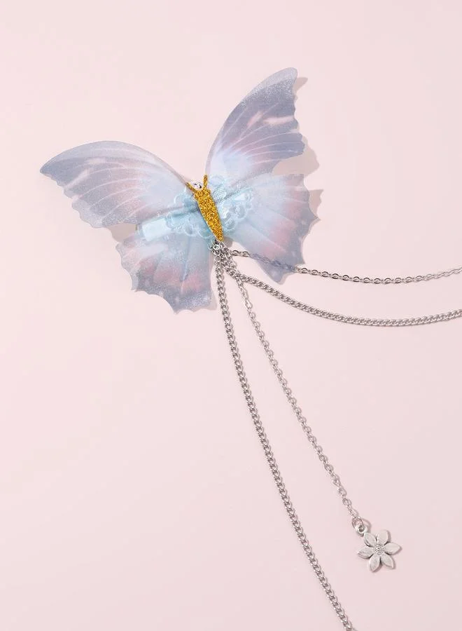 Take Two Butterfly Chain Hair Clip