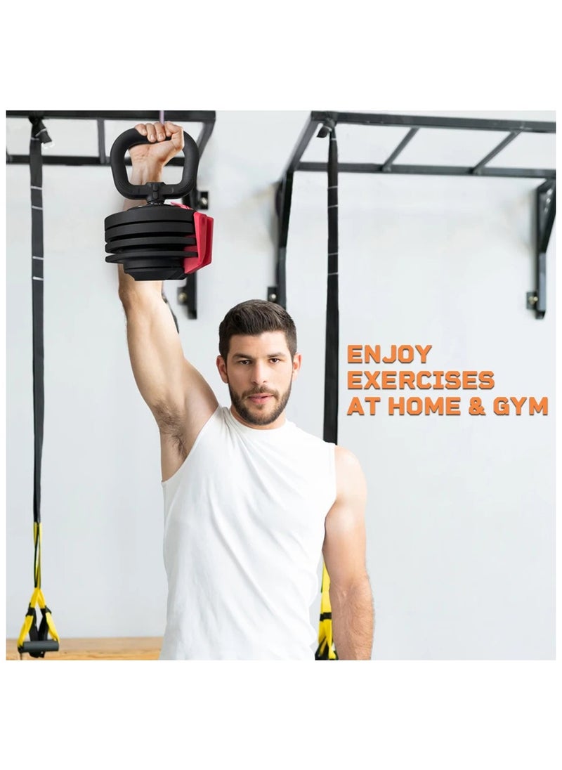 Generic - Adjustable Kettlebell 2KG to 12KG All in One Design 12 in One Weights Training Kettlebell - Image 1