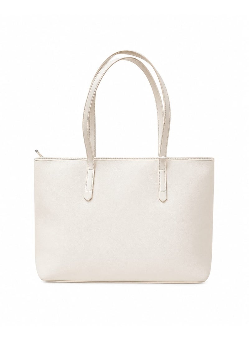 BAGCO Classic Daily Tote Bag for Women with Handle Scarf Tie - Image 2