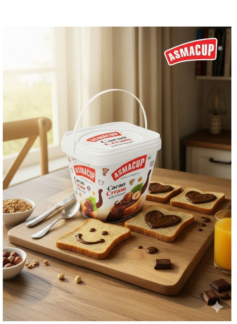 اسماكب كريمة الشوكولاتة والبندق بريميم  خالى من الزيوت المهدرجة 900 جرام - Image 2