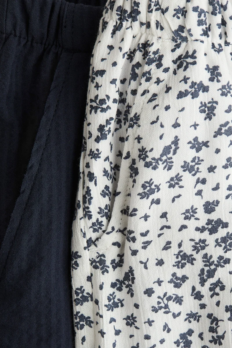 H&M 2-pack wide leg trousers