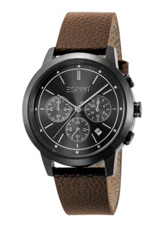 Esprit Water Resistant Watches Men's Chronograph Quartz Watch for Men Business with Leather Band Brown ES1G306L0035 - pzsku/Z7B792B70B37F5C302A61Z/45/_/1711294422/a202694e-c109-4313-abed-99a942710ab1