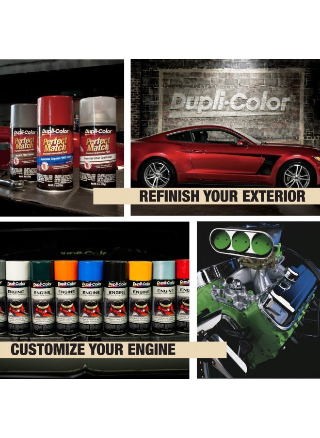 Dupli-Color - Dupli-Color De1653 Engine Enamel Spray Paint With Ceramic - Red - 12 Oz Aerosol Can - Image 1