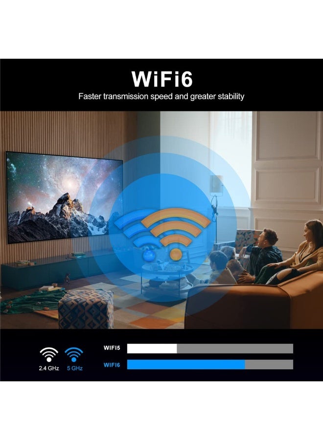 Android 13.0 TV Box,X88 PRO 13 4GB RAM 64GB ROM RK3528 Quad-Core WiFi6 Dual Band 2.4G/5.8G Ethernet BT5.0 8K HDR10+ Ultra HD USB3.0 Smart Home Player - Image 3