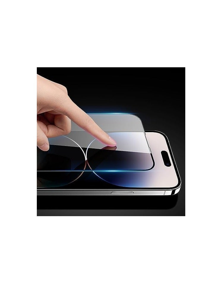 iPhone Series Black Frame Tempered Glass Shockproof Protection Screen Protector for iPhone Series (iphone 15 Pro Max - Image 4