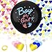 Slergut Gender Reveal Balloon Gender Reveal Ideas Baby Boy or Girl Balloon Black 36 Inch Gender Reveal Confetti Balloon Kit with Blue Pink Confetti for Baby Reveal Ideas Party Supplies Baby Shower Decorations - Image 3