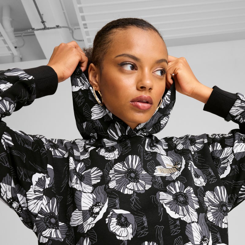 بوما هودي مزين برسومات من تشكيلة ESS+ CLASS ACT للنساء - Image 2