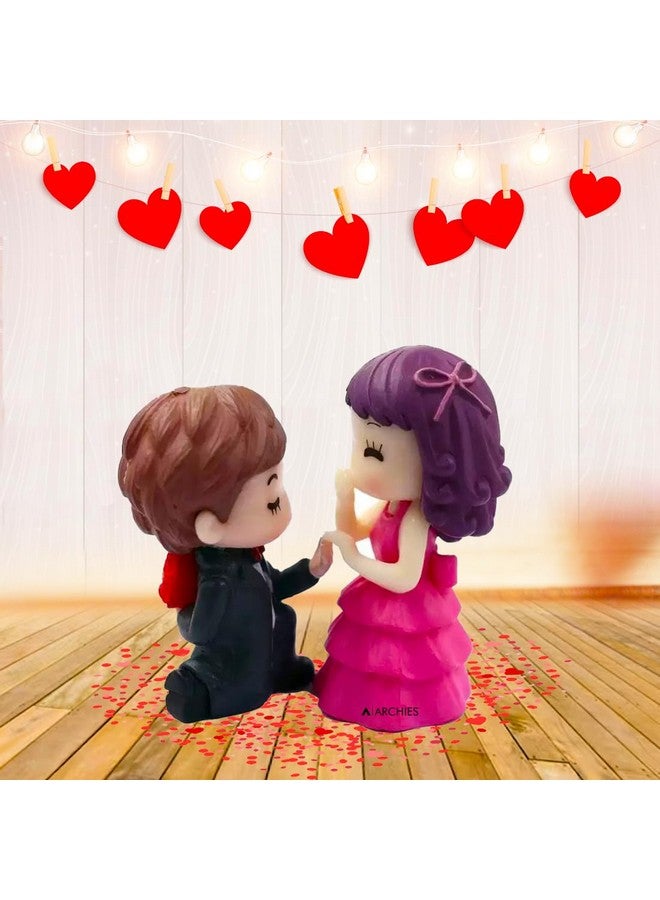 ARCHIES Romantic Love Miniature Figurines Showpiece Valentine Gift for Girlfriend, Boyfriend, Lover, Couples, Husband, Wife | Birthday | Valentines Day | Anniversary VALG20 - Image 2