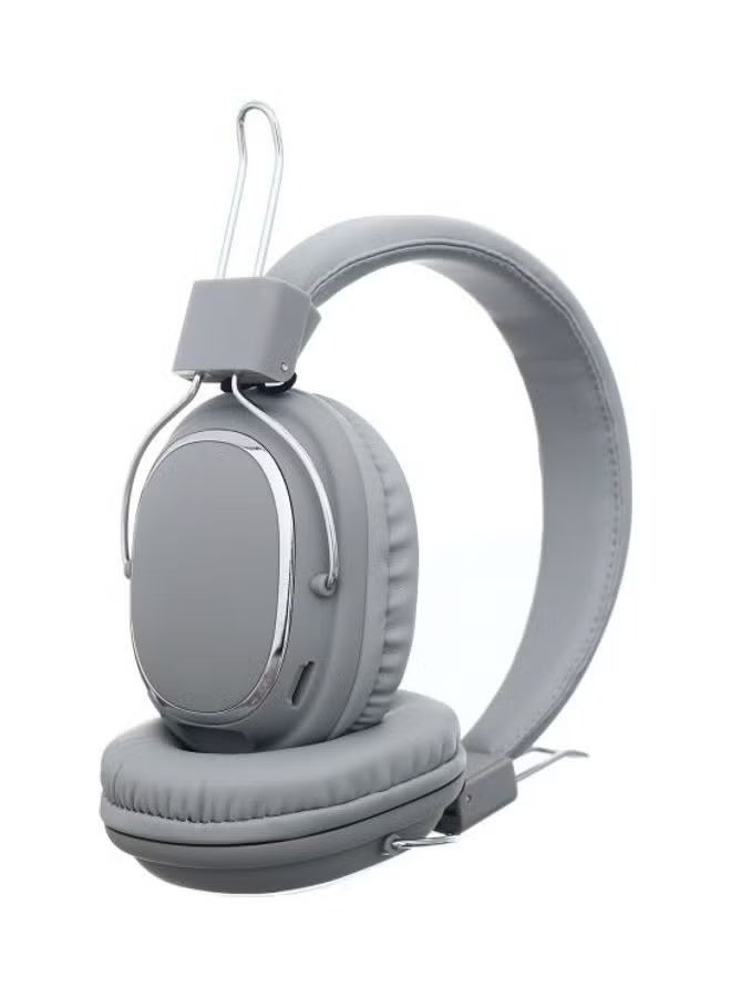 SODO Walk and Talk Wireless Over Ear Headphones With Microphone Sliver - Image 3