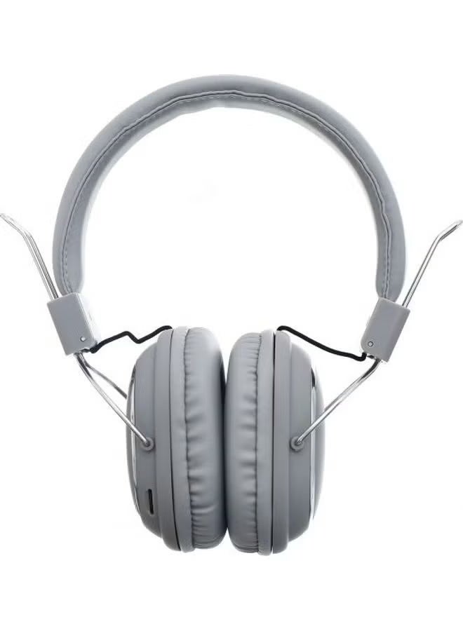 SODO Walk and Talk Wireless Over Ear Headphones With Microphone Sliver - Image 1