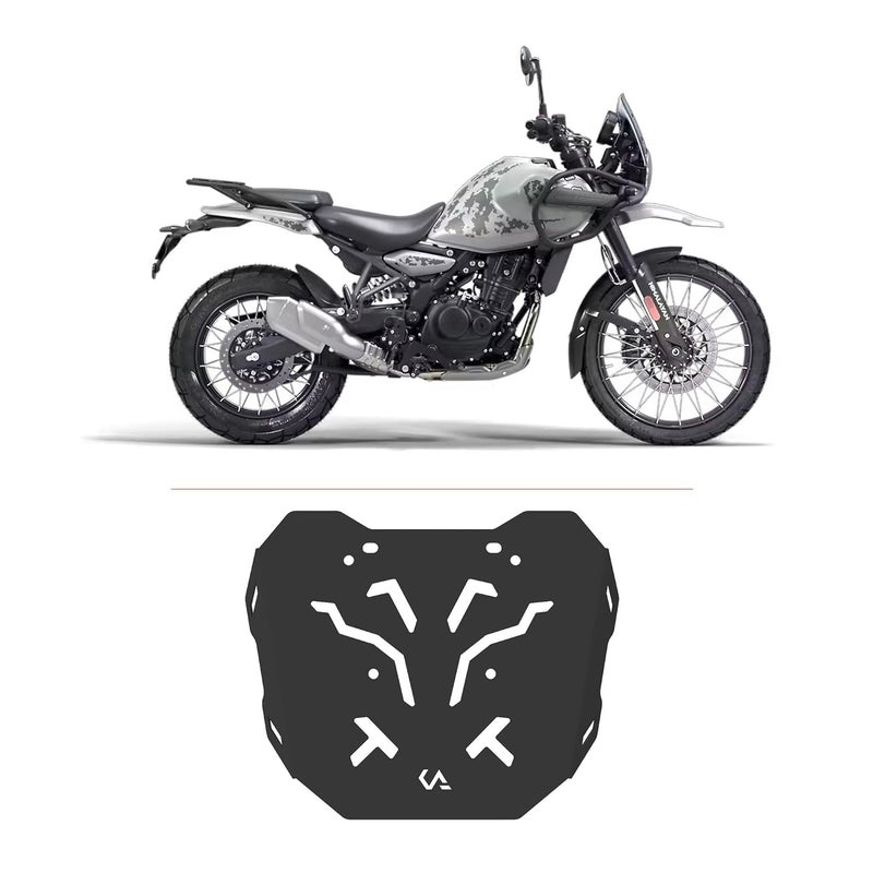 Auto Infinity Top Rack Plate Compatible with R-E Himalayan 450 (Black, Pack of 1) - Image 1