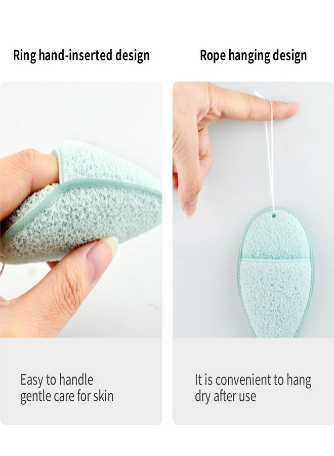 DAGEDA 2 PCS Konjac Facial Sponge, Deep Pore Cleansing and Exfoliating Blackheads, Daily Facial Cleansing, Makeup Remover, Glove Bath Sponge, Suitable for All Skin Types, Reusable - Image 5