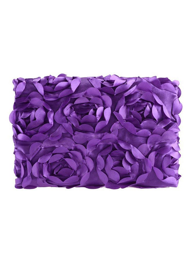 إسكدنيا بطانية خلفية بنقشة زهور ثلاثية الأبعاد