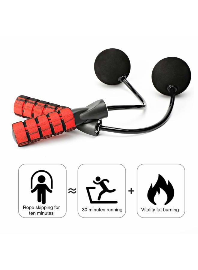 APLUGTEK Jump Rope, Training Ropeless Skipping Rope for Fitness, Adjustable Weighted Cordless Jump Rope for Men and Women - Image 3