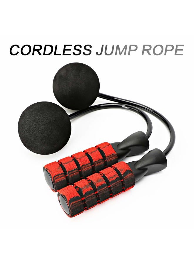 APLUGTEK Jump Rope, Training Ropeless Skipping Rope for Fitness, Adjustable Weighted Cordless Jump Rope for Men and Women - Image 2
