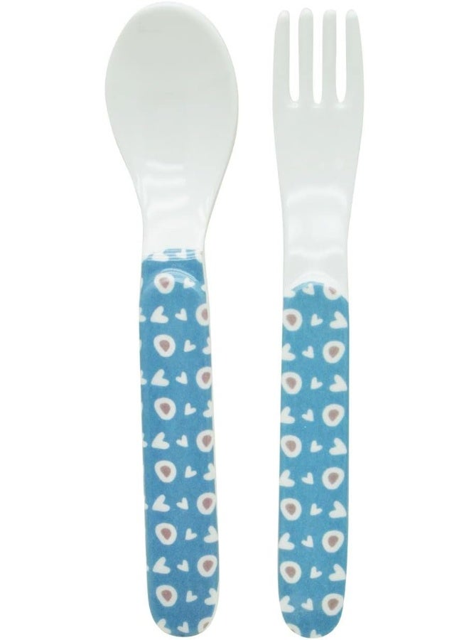 DINEWELL مجموعة ملاعق وشوك للأطفال من داينويل - ملعقة باندا، DWC2148PAN، 6'' - Image 1