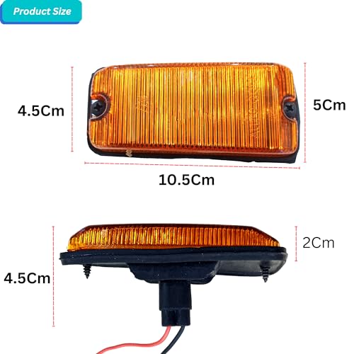 APSMOTIV Suzuki Samurai Tail Light 1986-1995 Complete Set Real Light/Indicator Light/Clear Lamp/Side Marker Light/License Plate Light 12V Bulbs Sz2800101|35604-80022 - Image 4