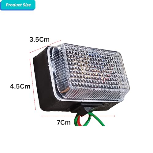 APSMOTIV Suzuki Samurai Tail Light 1986-1995 Complete Set Real Light/Indicator Light/Clear Lamp/Side Marker Light/License Plate Light 12V Bulbs Sz2800101|35604-80022 - Image 5