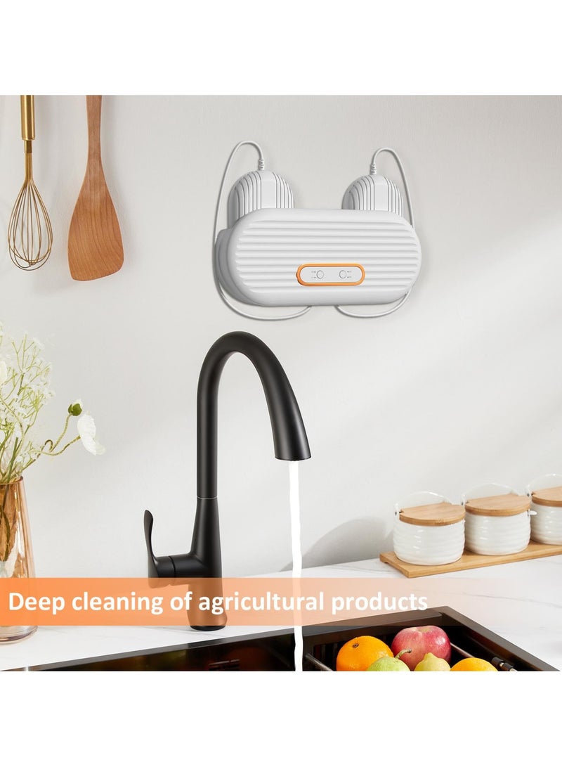 SYOSI Fruits and Vegetable Washing Machine, Wall Mounted Food Purifier, Washable Fruit Washing Machine Vegetable Purifier, Fruit Cleaner Device, for Fruit, Veggies, Meat - Image 5