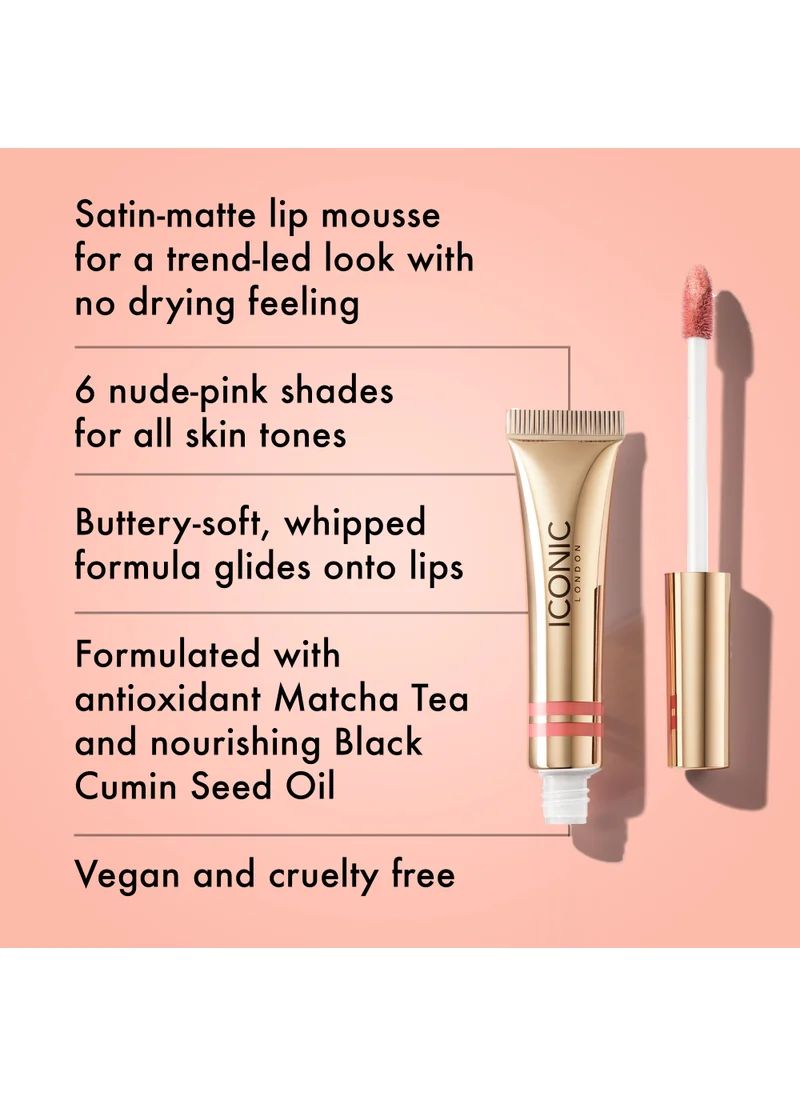 ICONIC LONDON Cloud Kiss Matte Lip Mousse - Undressed