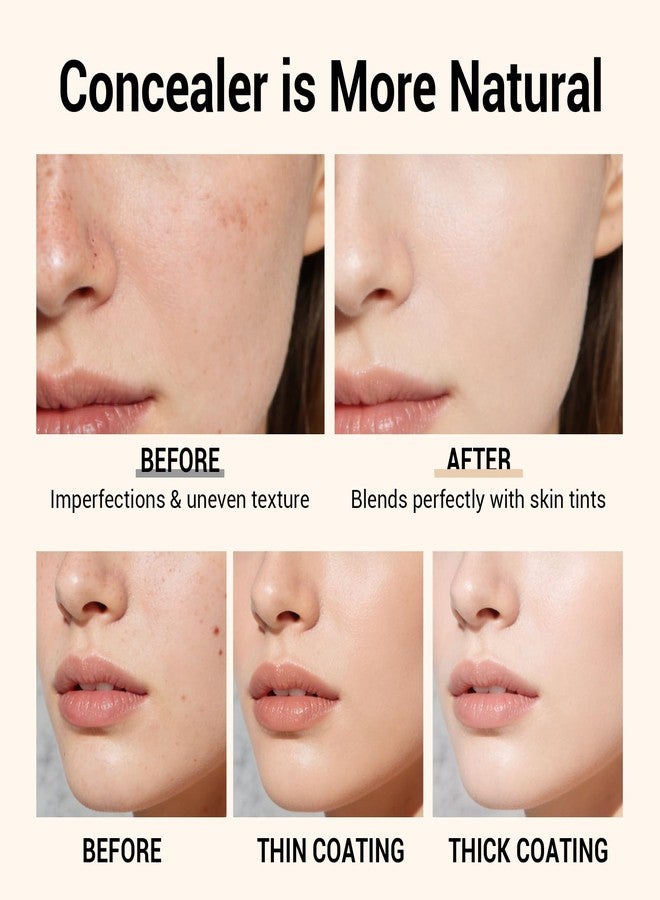 Gaayou Blanc Cover Cream Stick, Korean Color-Changing Foundation Stick Full Coverage Base Concealer Makeup Dual-Ended with Detachable Brush for a Flawless Look (Natural) - Image 5
