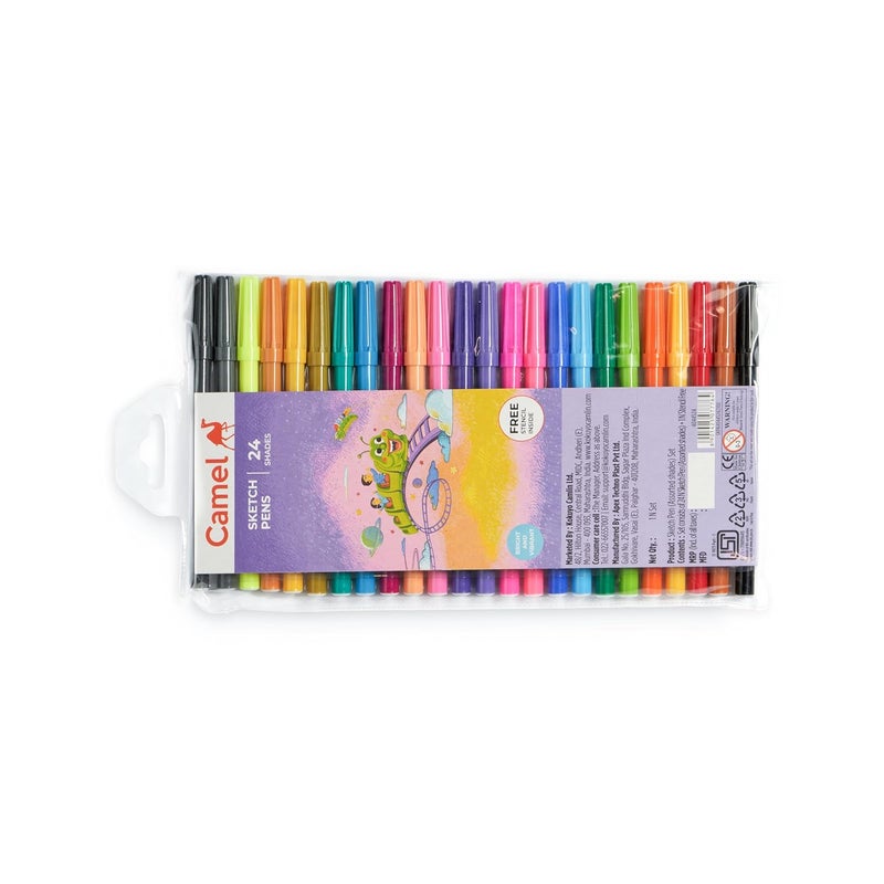camel Camel Bold Sketch Pens 24 Shades (Multicolor)  - Image 1