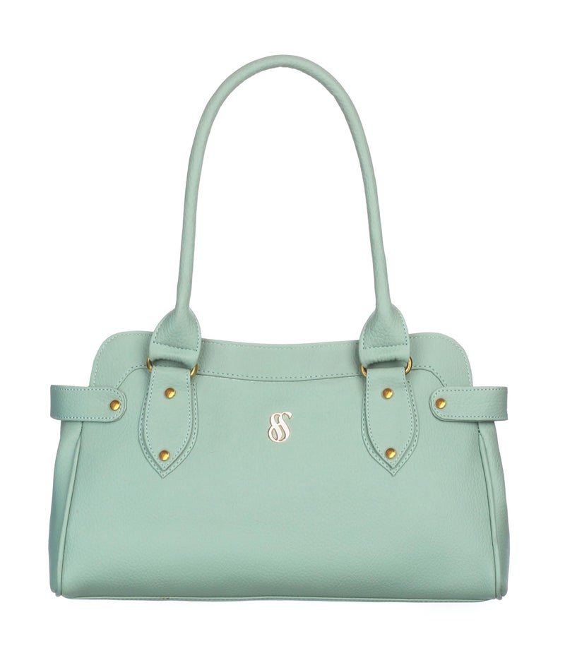 Fostelo Women's Jessy Stylish Satchel Tote Handbag for Women | Ladies Purse | Stylish Shoulder Bag | Gift For Women | Green - Image 2