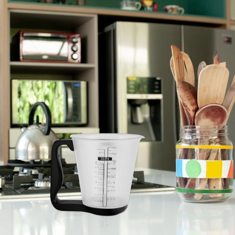 Digital 1000g/1g Measuring Cup Multifunction LCD Display Kitchen Measuring Cup Cup (Black) - Image 4