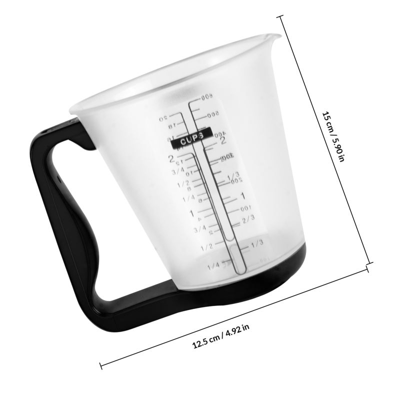 Digital 1000g/1g Measuring Cup Multifunction LCD Display Kitchen Measuring Cup Cup (Black) - Image 2