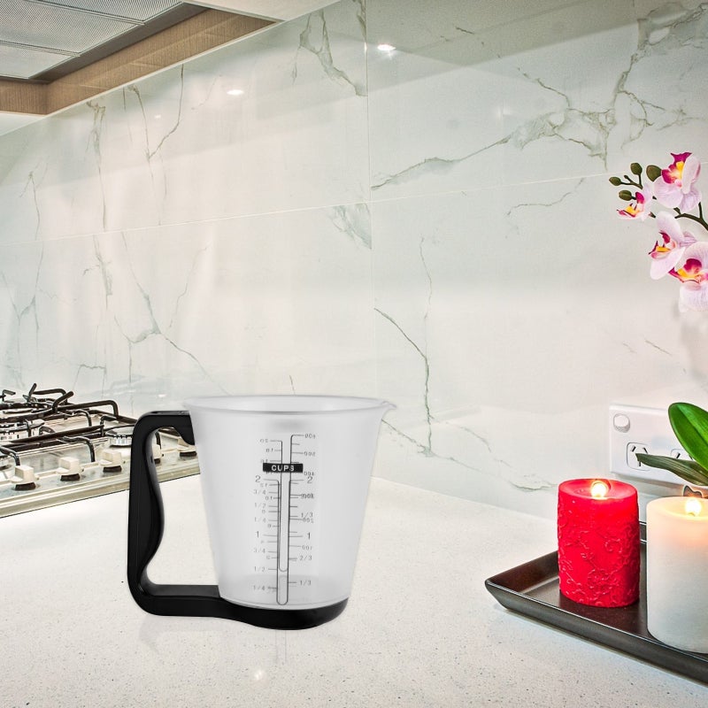 Digital 1000g/1g Measuring Cup Multifunction LCD Display Kitchen Measuring Cup Cup (Black) - Image 5