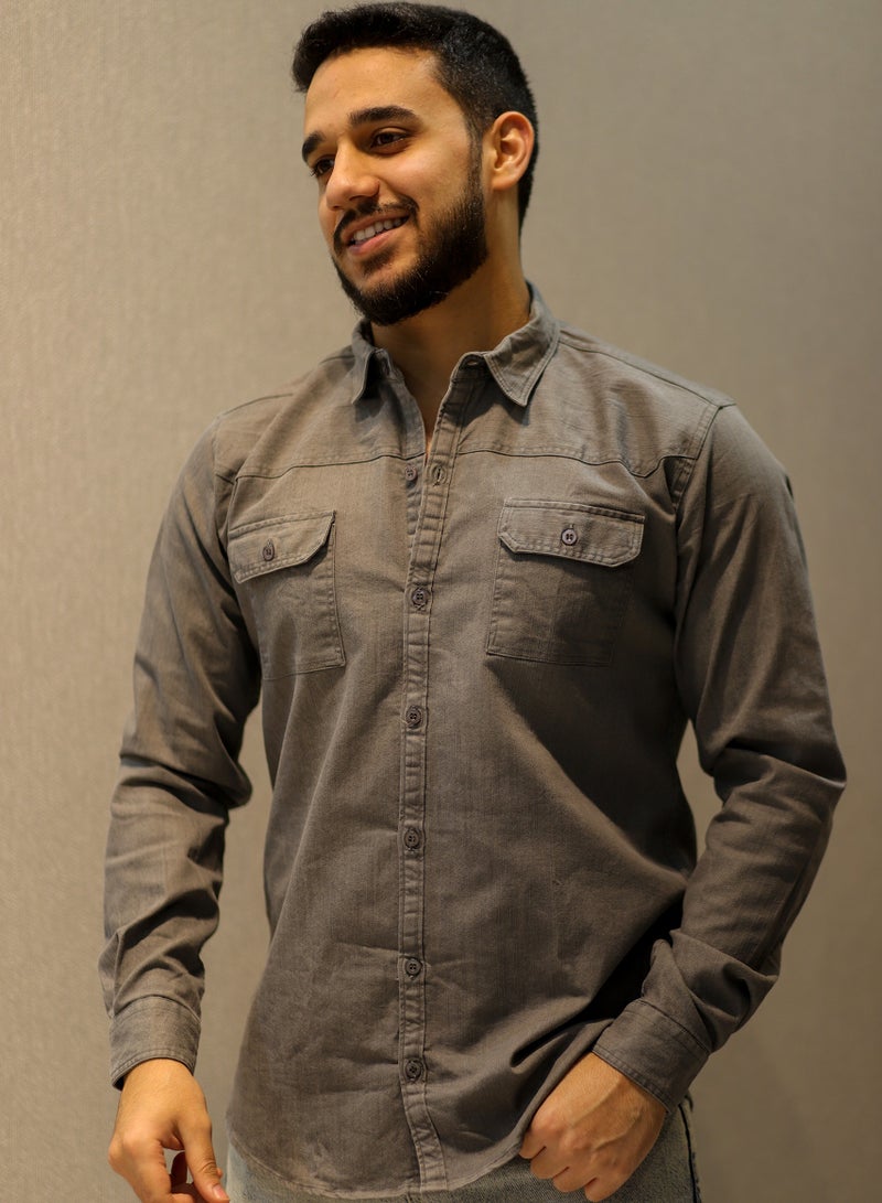 Levantino Slim Fit Men's Casual Shirt - Image 1