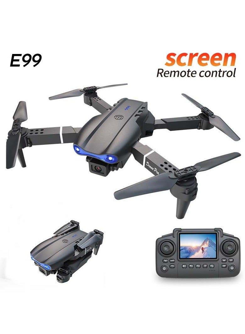 E99 Mini Drone with Camera – Brushless Motor, Remote Control Quadcopter with Screen, FPV Flow, Kids Friendly Aircraft - Image 2