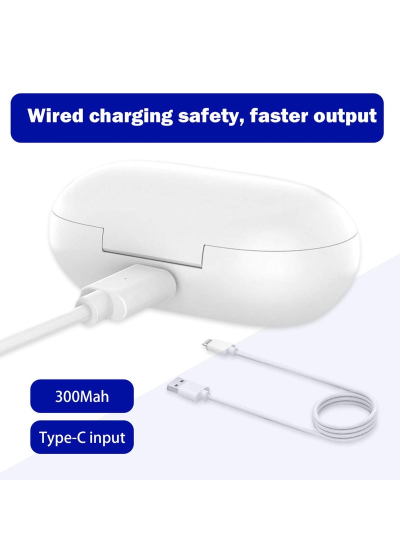 SYOSI - Charging Case for Samsung Galaxy Buds (SM-R170 R175) - Replacement Charger Dock Station, Supports Bluetooth Pairing, Charging for Galaxy Buds Bluetooth Earbuds, White - Image 1