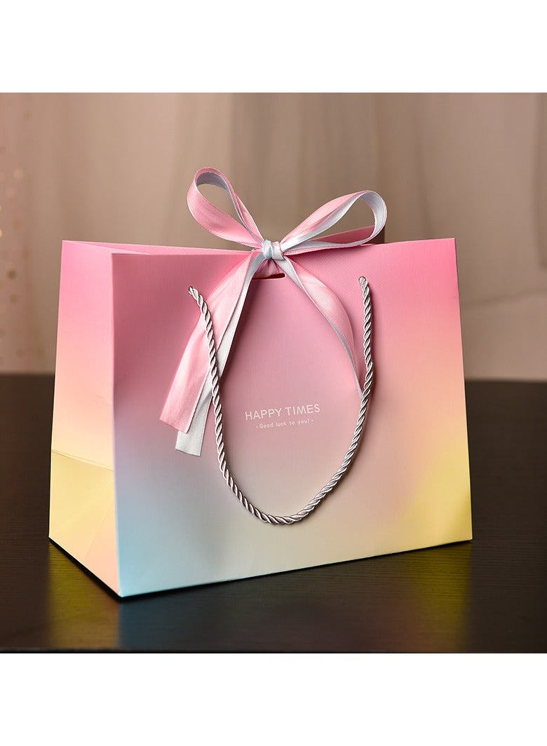PEI  AN HappyTimes Macaron Gift Bags with Ribbon – Elegant  Reusable Hand Carry Bags for Cosmetics, Presents, and Party Favor (4 Pieces) - Image 3