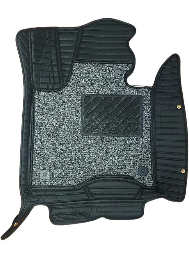 دواسات سيارة 9D فاخرة ثلاثية الطبقات (طقم 3 قطع) - تغطية كاملة وحماية شاملة للأرضية - مقاومة للمياه والأتربة ومضادة للانزلاق للاستخدام اليومي - Image 4