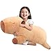 SuzziPals 43 inch Giant Capybara Plush Lifelike Giant Stuffed Animal for Stress Relief Companion Extra Soft Plush Big Plushies Hugging Pillow Jumbo Capybara Gifts for Kids Adults - Image 2