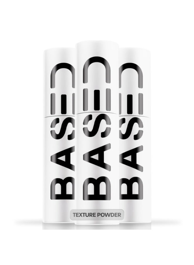 BASED Hair Texturizing Powder, Lightweight & Volumizing Hair Styling Powder with Matte Finish, Add Texture to Hair with Medium Hold, For Short to Medium Hair, (1.69oz Bottle, 2.5 Gram Fill, Pack of 3) - Image 1