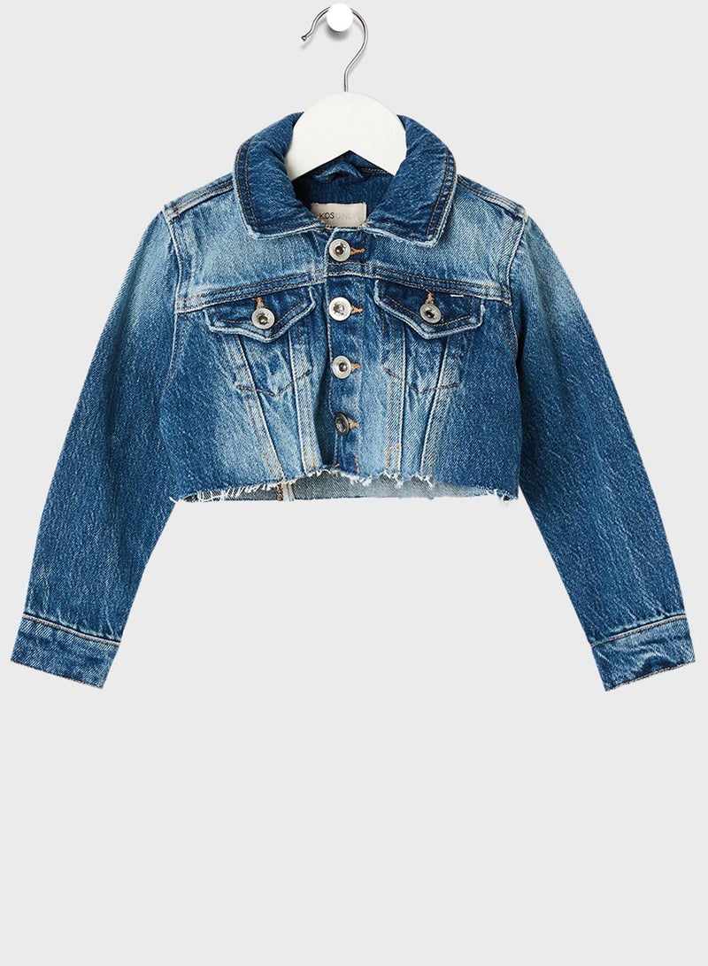 ONLY Kids Casual Denim Jacket - Image 1